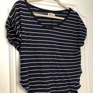 Short sleeve striped top